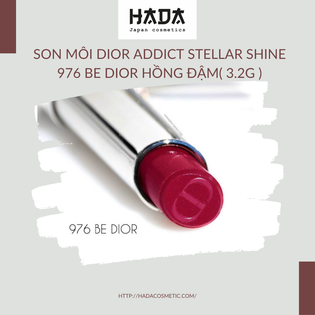 Son Dior 976 Be Dior Star Hồng Fuchsia  Stellar Halo Shine Mới Nhất